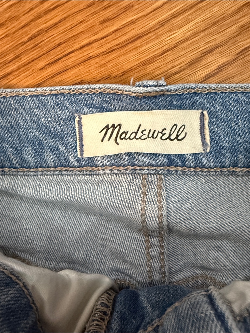 Madewell The Perfect Vintage High Rise Straight Jeans Raw Hem 29 - Picture 2 of 13